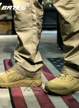 美国bates贝特斯01045极锋中低帮战术徒步靴男户外登山透气防滑靴