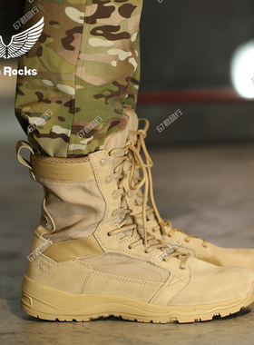 君洛克户外耐磨登山靴轻便透气夏季沙漠靴户外男女D15008飞鱼SFB