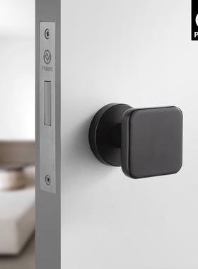 博拉德隐形门锁专用卧室暗门把手白色隐藏房间室内单面锁带应急孔