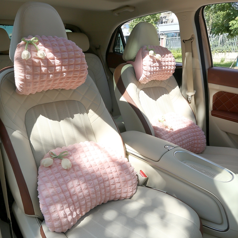 适用于幻速C21S4 S3 S5 S6 s7H5车载泡芙记忆棉头枕舒服腰靠