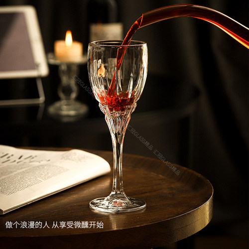 汇冠加厚高颜值玻璃酒杯耐用