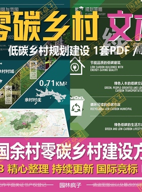 WB671 节能减排中国余村零碳乡村建设规划方案导则指引标准规范