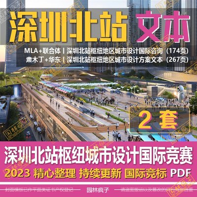 WB656 城市高铁站交通枢纽 深圳北站枢纽地区城市设计方案文本