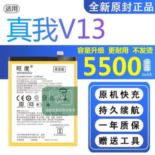 适用真我V13电池原装RMX3041正品Realmev13扩容手机BLP805电板