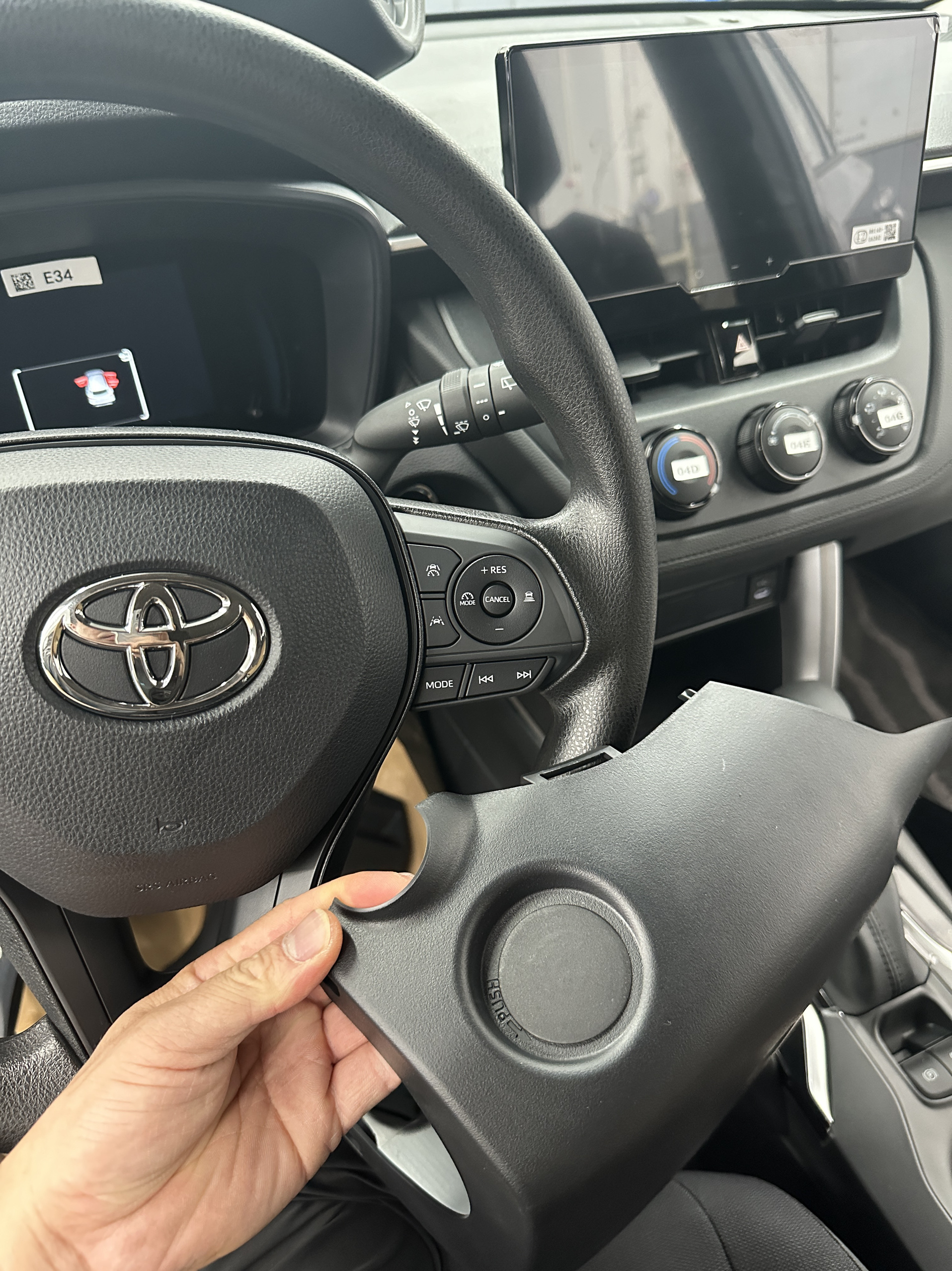 适用于丰田凯美瑞汉兰达锋兰达锐放荣放雷凌卡罗拉一键启动堵盖