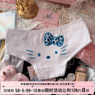 kitty猫可爱甜美纯棉纯欲风内裤 kt蝴蝶结女生三角裤 2025新款 爆款