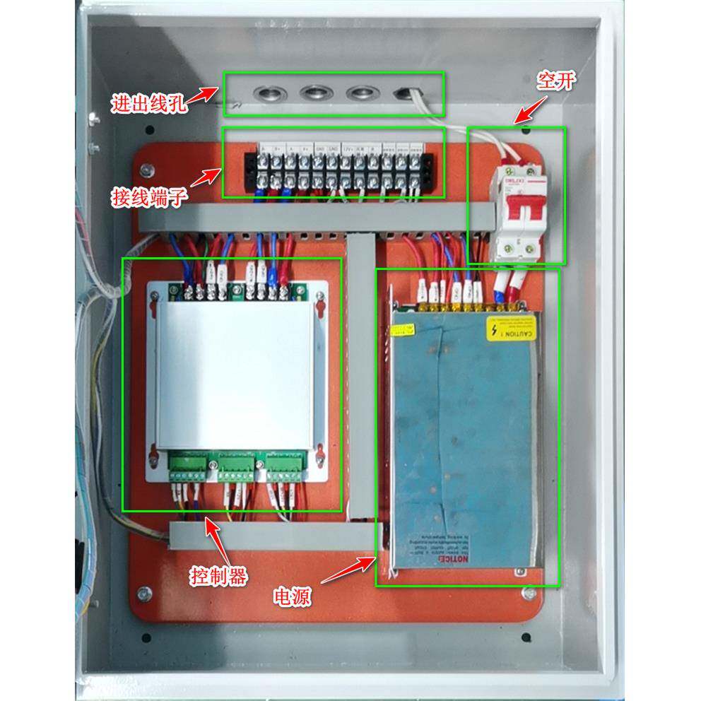 咨询客服消防联智动不锈钢通排窗控制器能链条式烟开窗器控制箱风