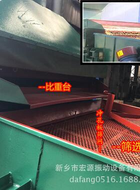玉米精选机 分粮食中杂质 吉林谷物自动比重筛HYL-25分 6离1-25吨