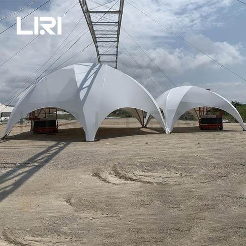 四脚圆形搭帐篷户广告帐篷穹顶球形外篷房/丽六角活动快大棚速建