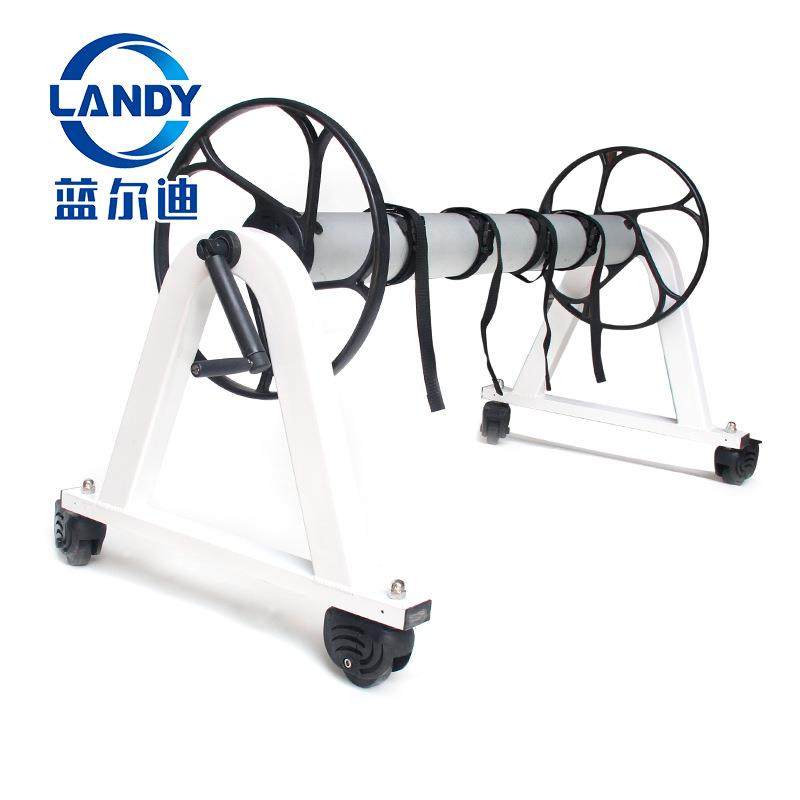 【】440U-R750U泳防污盖布收卷机水池盖收卷车 重轻便承强 厂池家