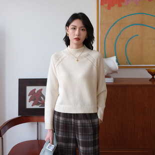 【今日特惠】小高领毛衣女款2025新款冬季保暖针织内搭可外穿上衣