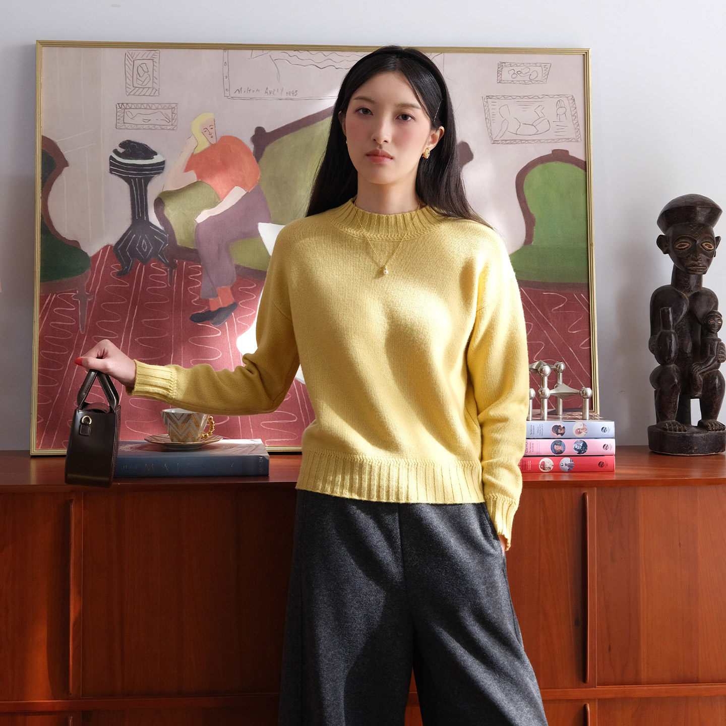 然若 100%美利奴羊毛 小高领毛衣女士冬季套头内搭针织羊毛衫上衣,女装/女士精品,毛针织衫,淘宝优惠券,粉丝福利购,淘宝优惠卷