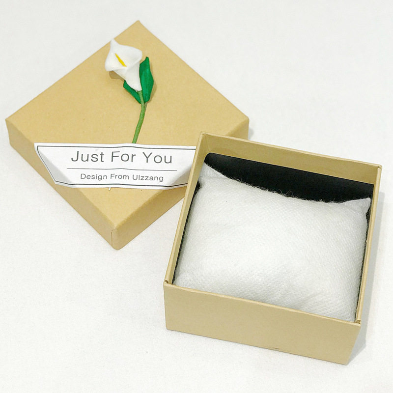 复古牛皮纸天地盖包装盒文艺手表盒花茶包装纸盒小清新森系礼品盒