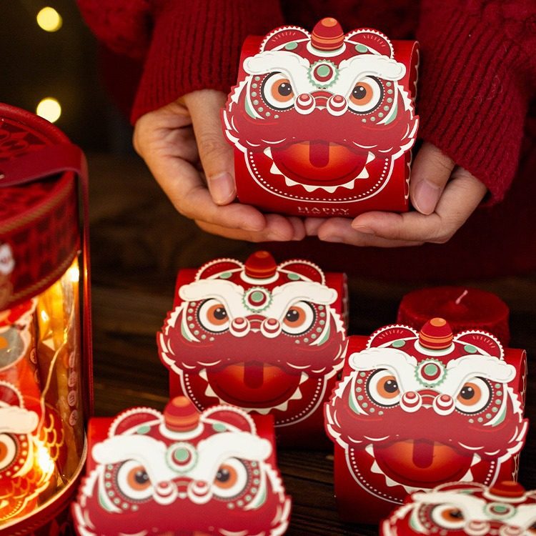 新年舞狮糖果礼盒0110