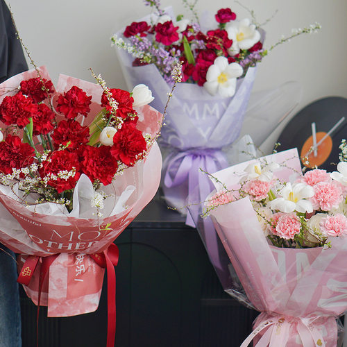 母亲节创意加厚包花纸批发送妈妈