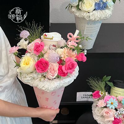 七夕HelloKitty花束包