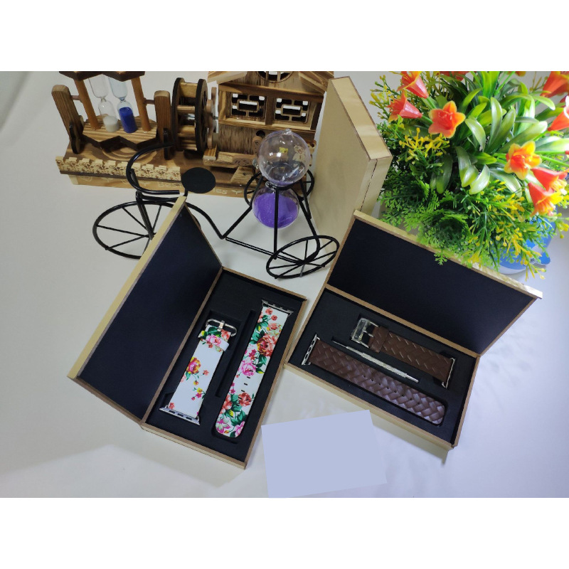 苹果表带包装盒真皮米兰风