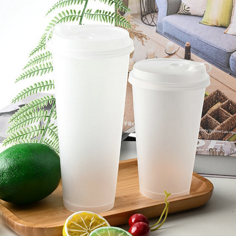 定制一次性PP奶茶杯饮料杯