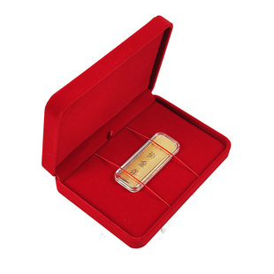 绒布首饰盒金条金币金钞盒黄金收藏收纳礼品展示包装盒可定新年