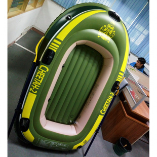 工厂现货充气船 二人钓鱼船 充气漂流船打气泵修补包配件齐全