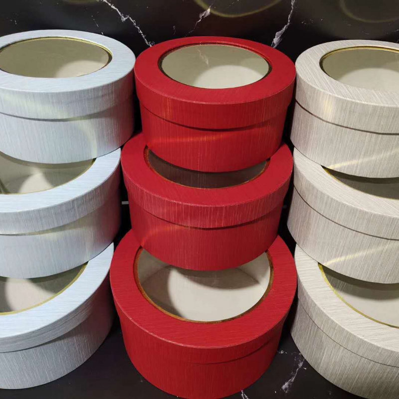 圆盒透明开窗鲜花包装盒 情人节生日礼物玫瑰花香皂花礼盒