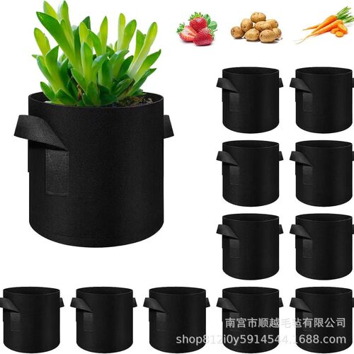 跨境加厚无纺布种植袋
