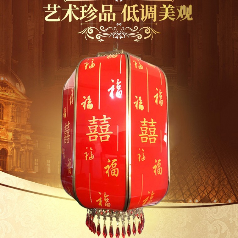 全铜大红灯笼户外防水装饰