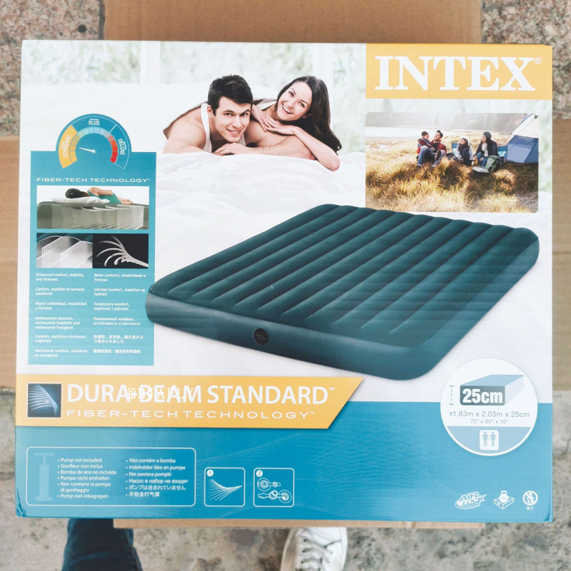 INTEX绿色植绒充气床1
