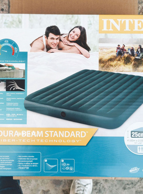 INTEX绿色植绒系列充气床 气垫床 野营床 折叠床 午休气垫床