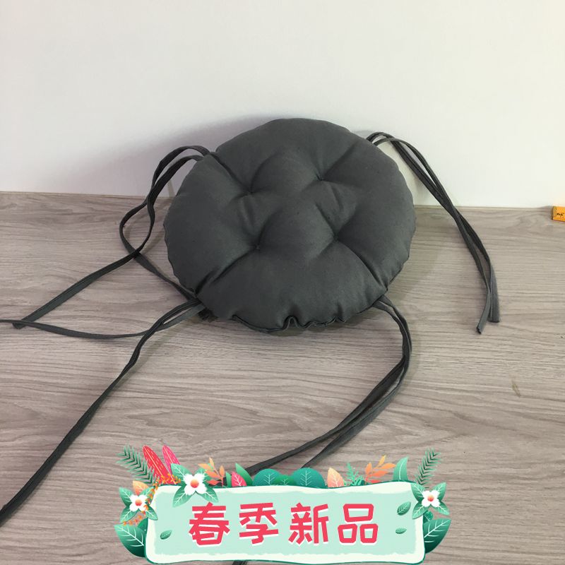 圆形坐垫圆形实木软垫吧台椅垫