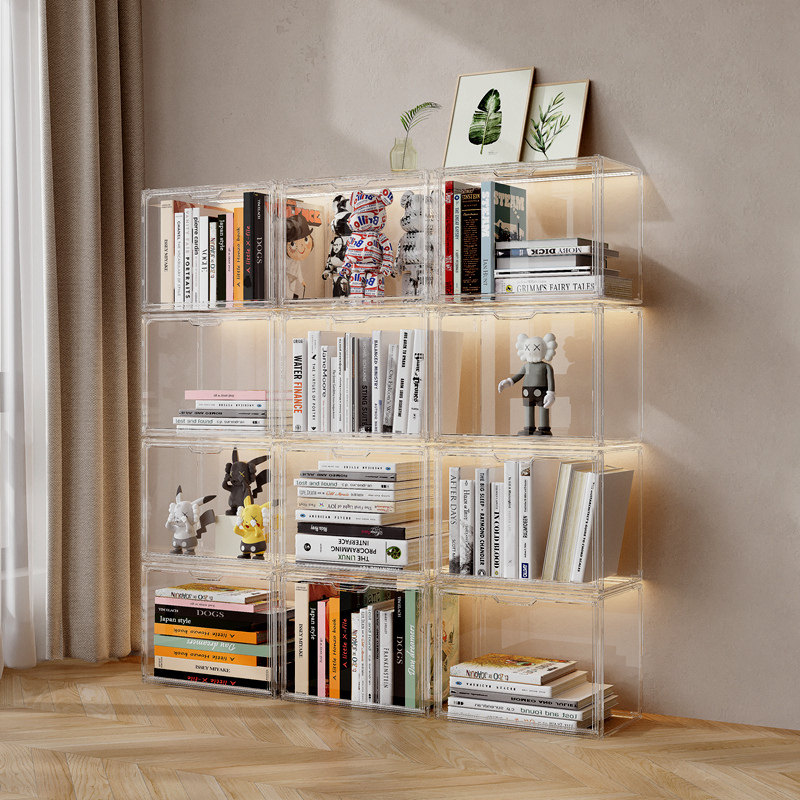 书本收纳盒学生书房书籍整理箱书箱家用抽屉式收纳箱防尘书本收纳,收纳整理,收纳箱,淘宝优惠券,粉丝福利购,淘宝优惠卷