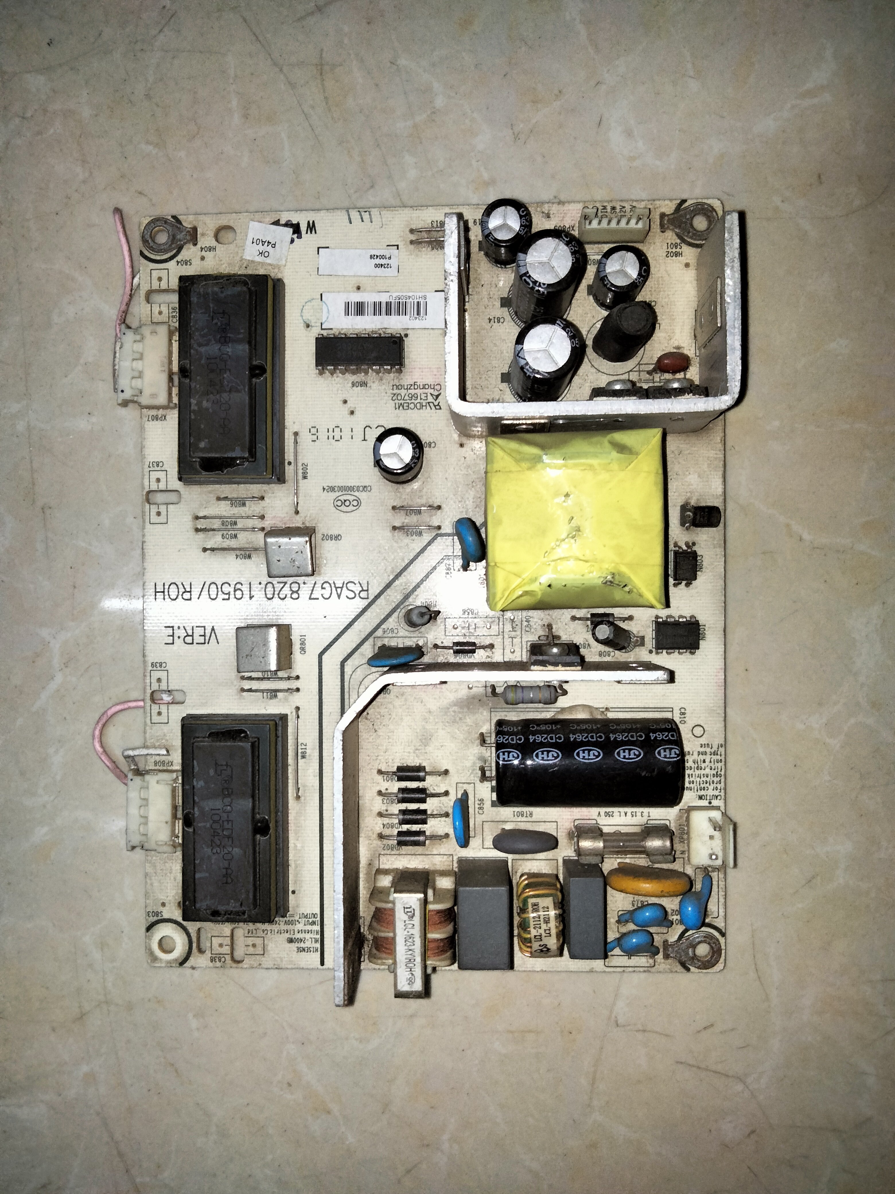 24寸海信TLM24V68P液晶电视机配件电源线路板RSAG7.820.1950/ROH