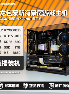 微星5070TI魔龙姬/5080 AD OC/9800X3D/包豪斯VISION海景房 归墟