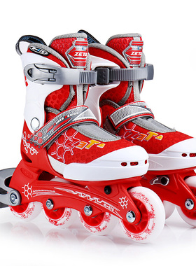 清仓迈古专业儿童轮滑鞋4-10岁溜冰鞋旱冰鞋男女初学者ZETA可调