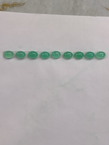 天然澳洲玉戒面光面素面裸石项链手链戒指吊坠耳耳钉耳环耳线定制