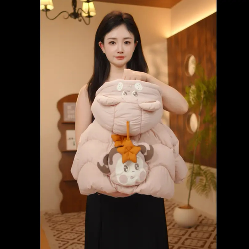 男女童羽绒服冬季新款加厚保暖连帽卡通洋气韩版宝宝外套8607