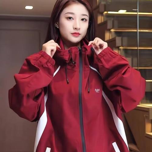 美式复古户外冲锋衣夹克外套