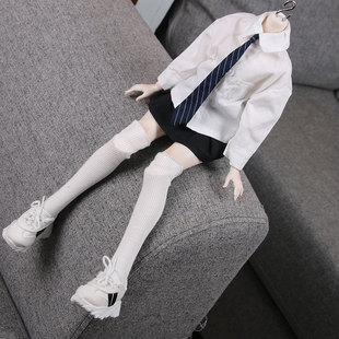 bjd4分娃衣衬衣衬衫出逃妖精体8分扎克电器街ob24 3分6分百褶裙