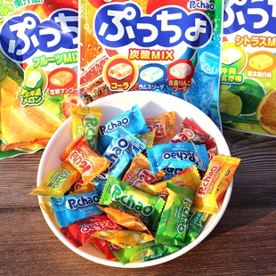 uha悠哈日本进口味觉糖果汁软糖普超水果软糖夹心qq糖中糖喜糖