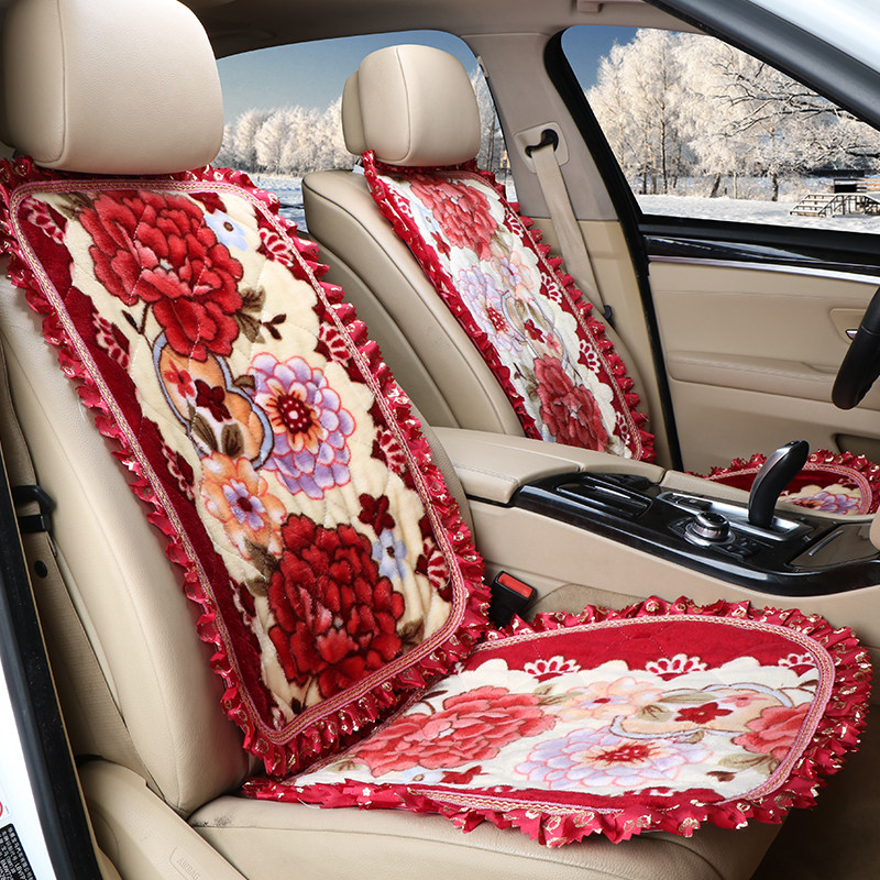 小蛮腰冬季防滑保暖靠背汽车坐垫卡通毛绒座垫长条棉垫通用三件套,汽车用品/电子/清洗/改装,通用座套/座垫,淘宝优惠券,粉丝福利购,淘宝优惠卷