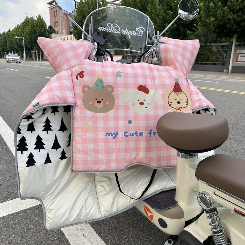 小型电单车新型小巧电动车防风罩