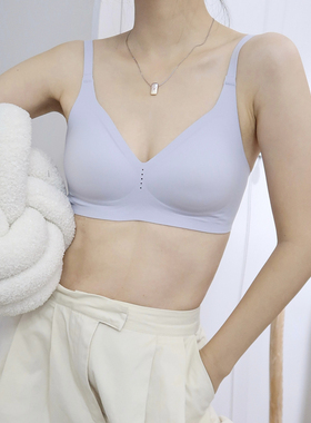时光美人 Q弹柔软无痕内衣果冻黑科技文胸舒服无束缚裸感固定胸垫