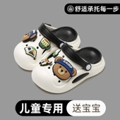 卡通外穿软底防滑EVA包头男女宝宝凉拖鞋 儿童洞洞鞋 轻便 夏季 新款