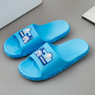 厚底浴室洗澡防滑凉拖巴布豆踩屎感拖鞋大童学生夏季室内家居外穿