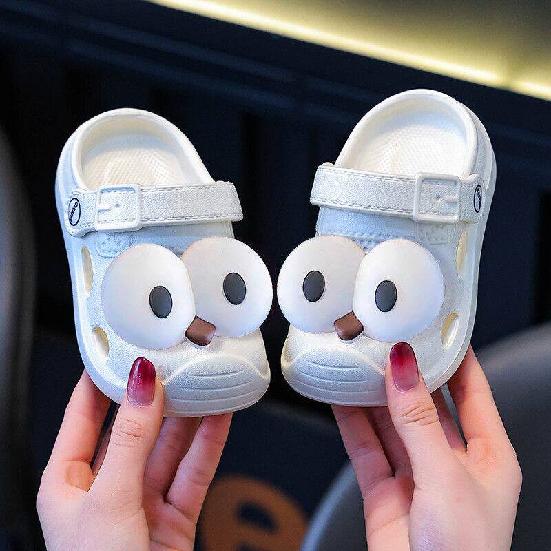 宝宝拖鞋夏儿童洞洞鞋婴幼儿小童凉鞋男童软底女童凉拖鞋EVA休闲
