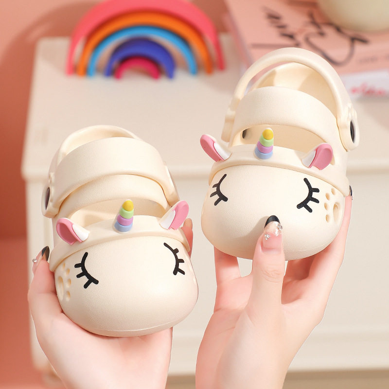新款夏儿童洞洞鞋室内踩屎感彩虹独角兽EVA包头凉鞋豆豆鞋公主风,童鞋/婴儿鞋/亲子鞋,儿童洞洞鞋,淘宝优惠券,粉丝福利购,淘宝优惠卷