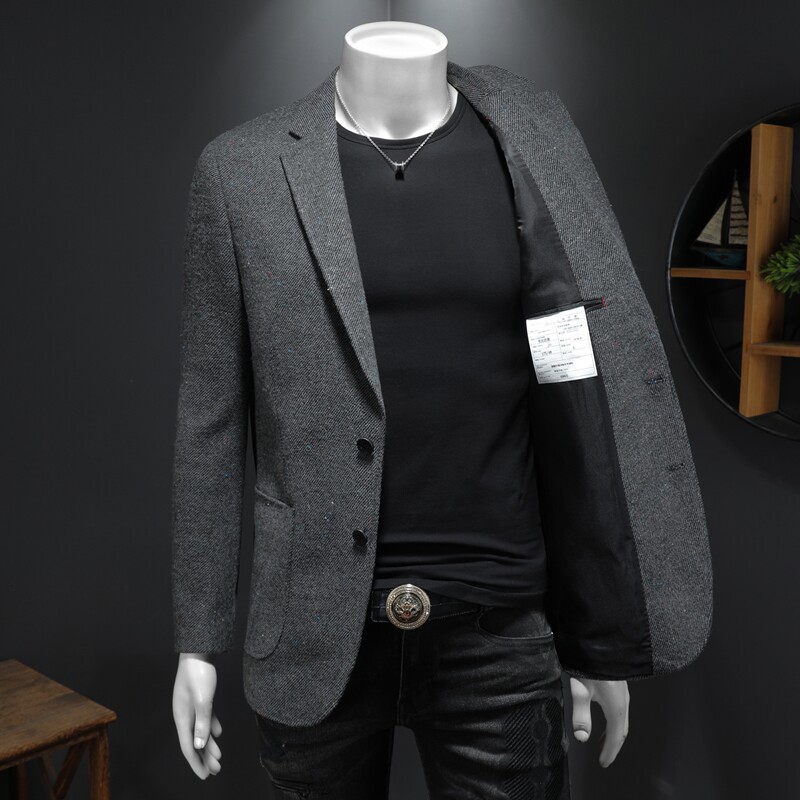 2026含羊毛男士修身西服-电商D252-6865P170假模,男装西服,电商D252