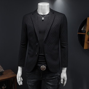 2026春款男士修身西服外套 电商D252-10268P170假模图片