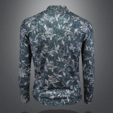 2025冬款男士花色中高领打底衫-电商D252-66216P80镂空图，男装T恤，电商D252