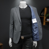 2026四季款男士修身西服-电商D252图色2503-P165假模，男装西服，电商D252